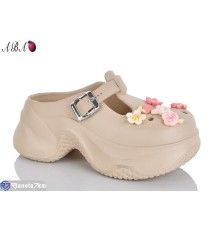 Кроки жіночі на літо (6 пар р.36-41) бежевий  "Aba"