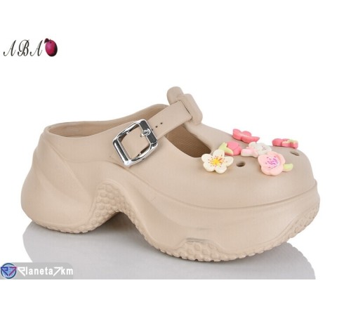 Кроки жіночі на літо (6 пар р.36-41) бежевий  "Aba"