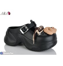 Кроки жіночі на літо (6 пар р.36-41) чорний  "Aba"