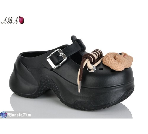 Кроки жіночі на літо (6 пар р.36-41) чорний  "Aba"