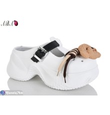 Кроки жіночі на літо (6 пар р.36-41) білий  "Aba"