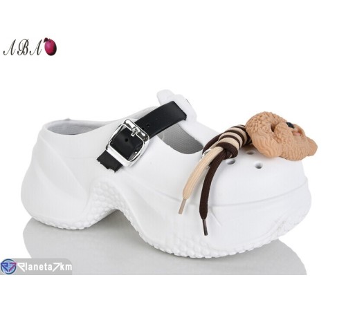 Кроки жіночі на літо (6 пар р.36-41) білий  "Aba"