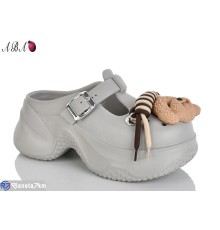 Кроки жіночі на літо (6 пар р.36-41) сірий  "Aba"