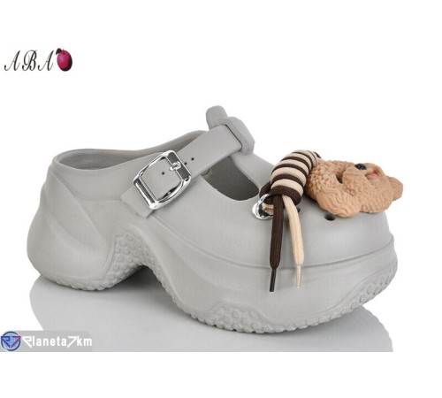 Кроки жіночі на літо (6 пар р.36-41) сірий  "Aba"