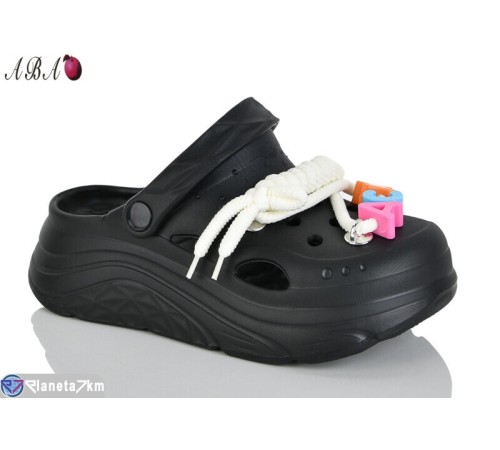 Кроки жіночі на літо (6 пар р.36-41) чорний  "Aba"