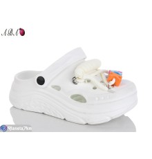 Кроки жіночі на літо (6 пар р.36-41) білий  "Aba"