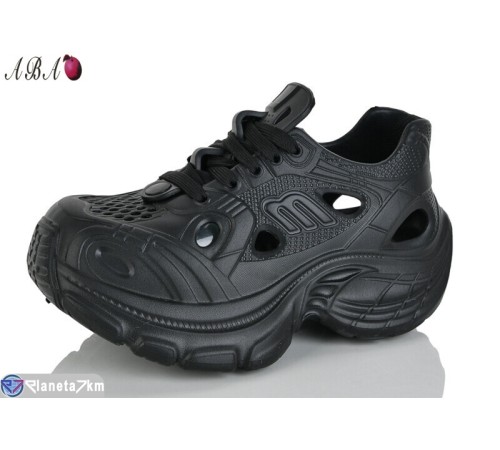 Кросівки жіночі на літо (6 пар р.36-41) чорний  "Aba"