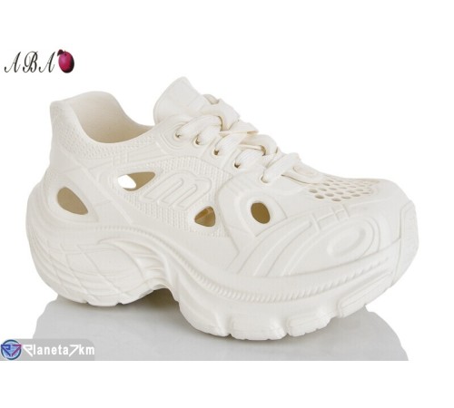 Кросівки жіночі на літо (6 пар р.36-41) білий  "Aba"
