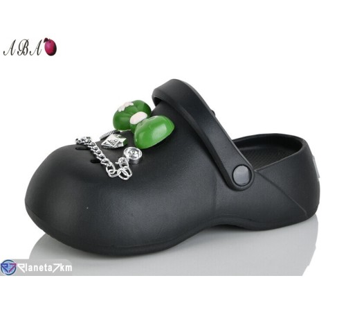 Кроки жіночі на літо (6 пар р.36-41) чорний  "Aba"