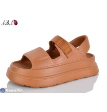 Босоніжки жіночі на літо (6 пар р.36-41) коричневий  "Aba"