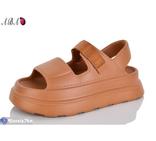 Босоніжки жіночі на літо (6 пар р.36-41) коричневий  "Aba"