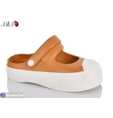 Кроки жіночі на літо (12 пар р.36-41) коричневий  "Aba"