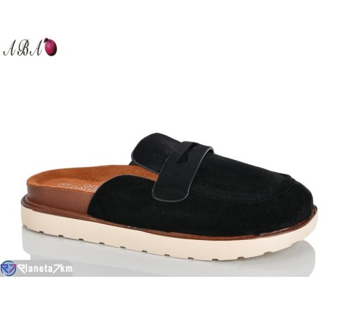 Шлепки жіночі на літо (8 пар р.36-41) чорний  "Aba"