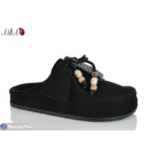 Шлепки жіночі на літо (8 пар р.36-41) чорний  "Aba"