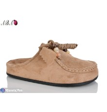 Шлепки жіночі на літо (8 пар р.36-41) коричневий  "Aba"