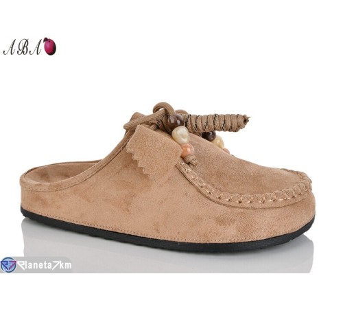 Шлепки жіночі на літо (8 пар р.36-41) коричневий  "Aba"