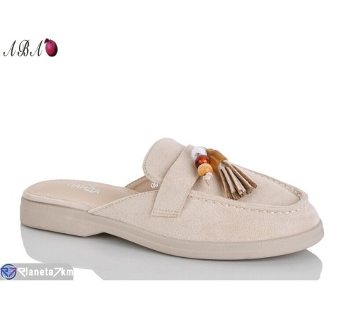 Шлепки жіночі на літо (8 пар р.36-40) бежевий  "Aba"