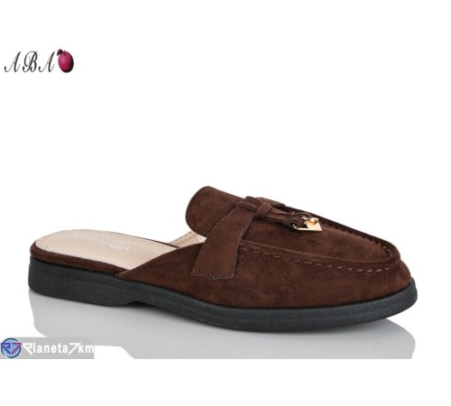 Шлепки жіночі на літо (8 пар р.36-41) коричневий  "Aba"