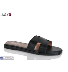 Шлепки жіночі на літо (8 пар р.36-41) чорний  "Aba"