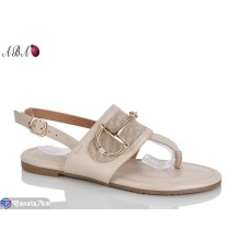 Босоніжки жіночі на літо (8 пар р.36-41) бежевий  "Aba"