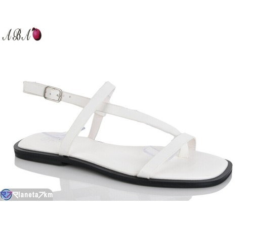 Босоніжки жіночі на літо (8 пар р.36-41) білий  "Aba"