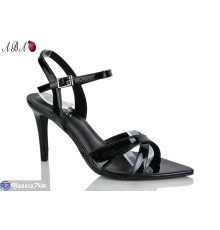 Босоніжки жіночі на літо (6 пар р.36-40) чорний  "Aba"