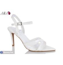 Босоніжки жіночі на літо (6 пар р.36-40) білий  "Aba"