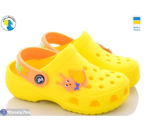 Кроки дитячі на літо (8 пар р.22-28) жовтий  "Jose Amorales"