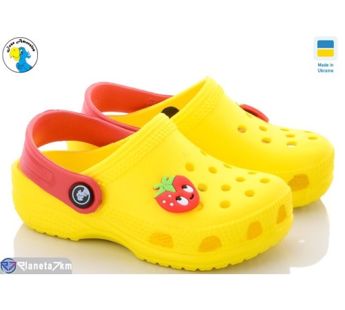 Кроки дитячі на літо (8 пар р.22-28) жовтий  "Jose Amorales"