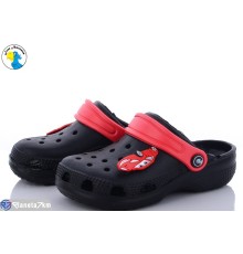 Кроки дитячі на літо (8 пар р.22-28) чорний  "Jose Amorales"