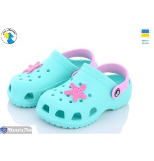 Кроки дитячі на літо (8 пар р.22-28) зелений  "Jose Amorales"