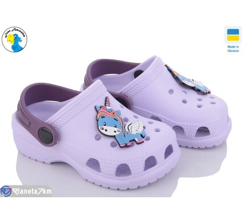 Кроки дитячі на літо (8 пар р.22-28) фіолетовий  "Jose Amorales"