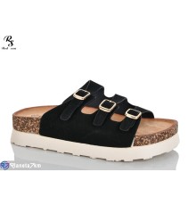 Шлепки жіночі на літо (8 пар р.36-41) чорний  "Red Sun"