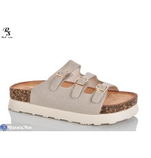 Шлепки жіночі на літо (8 пар р.36-41) бежевий  "Red Sun"