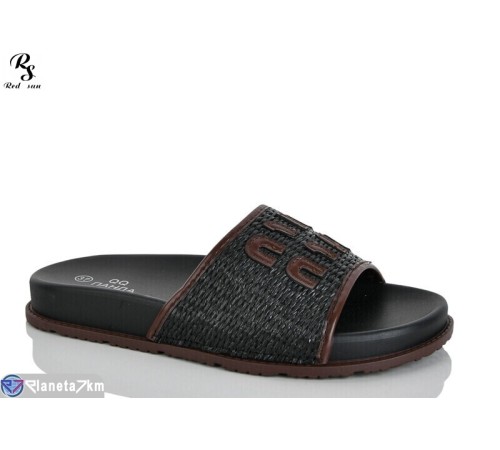 Шлепки жіночі на літо (8 пар р.36-41) чорний  "Red Sun"