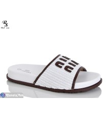 Шлепки жіночі на літо (8 пар р.36-41) білий  "Red Sun"