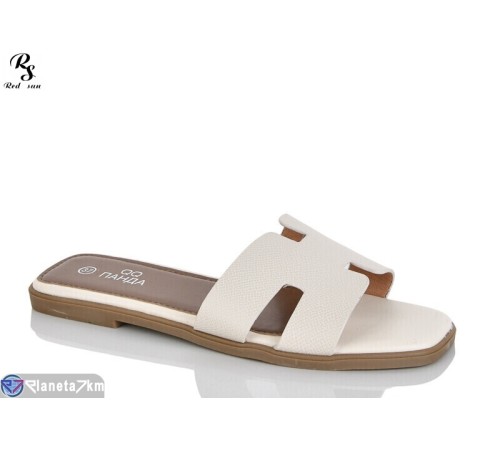 Шлепки жіночі на літо (8 пар р.36-41) бежевий  "Red Sun"