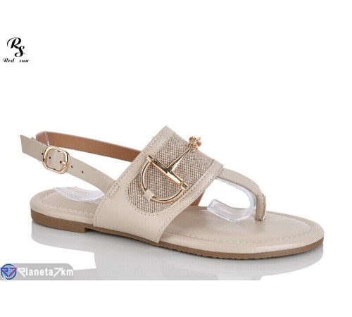 Босоніжки жіночі на літо (8 пар р.36-41) бежевий  "Red Sun"