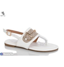 Босоніжки жіночі на літо (8 пар р.36-41) білий  "Red Sun"