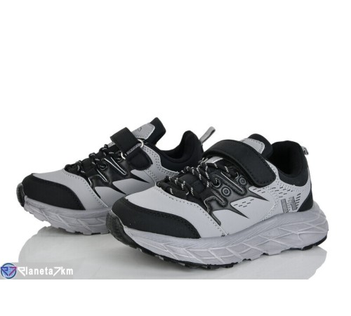 Дитячі кросівки на весну/осінь (8 пар р.32-37) сірий  "Laifakids"