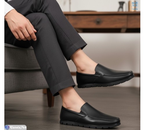 Туфлі жіночі на весну/осінь (6 пар р.46-48) чорний  "KULIBABA"