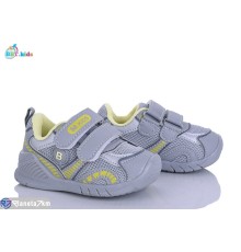 Дитячі кросівки на весну/осінь (8 пар р.18-23) сірий  "BBT"