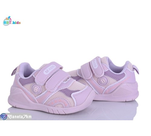Дитячі кросівки на весну/осінь (8 пар р.18-23) фіолетовий  "BBT"