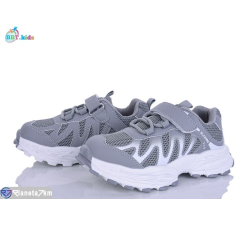 Дитячі кросівки на весну/осінь (8 пар р.32-37) сірий  "BBT"