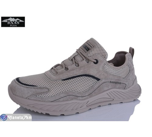 Кросівки чоловічі на літо (8 пар р.41-46) бежевий  "Baas"