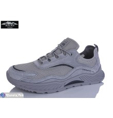 Кросівки чоловічі на літо (8 пар р.41-46) сірий  "Baas"