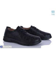 Туфлі жіночі на літо (8 пар р.37-42) чорний  "Mirella"