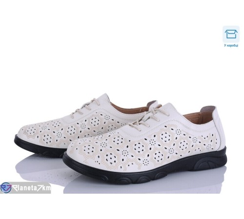 Туфлі жіночі на літо (8 пар р.37-42) бежевий  "Mirella"