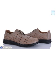 Туфлі жіночі на літо (8 пар р.37-42) коричневий  "Mirella"