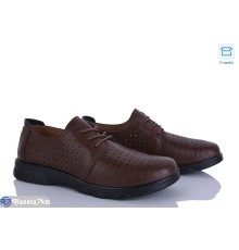 Туфлі жіночі на літо (8 пар р.37-42) коричневий  "Mirella"